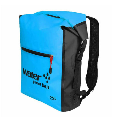 Sac à Dos de Voyage Hydrofuge - Waterproof Bag (25L) Bleu Ciel – vue 2 – Yokabag