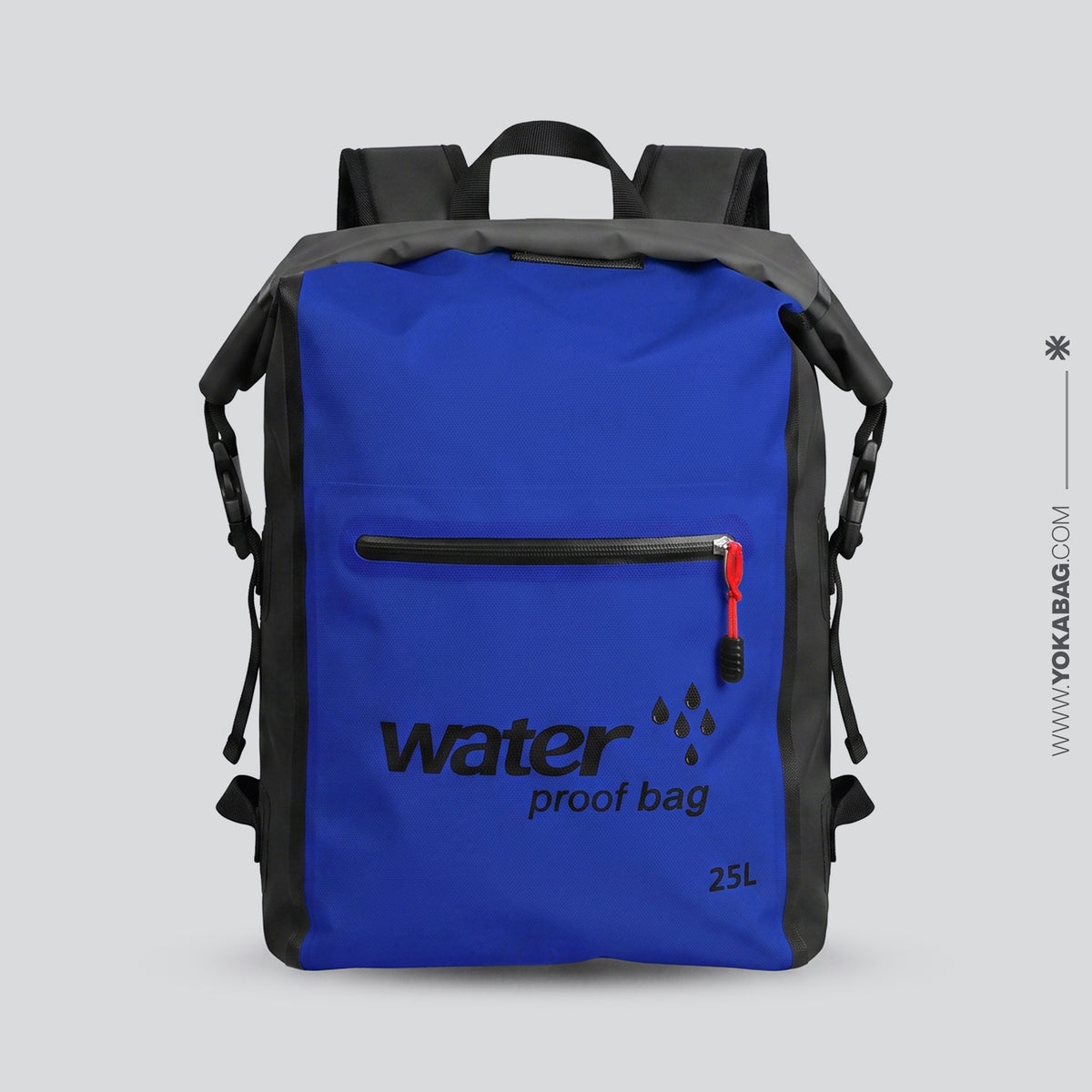 Sac à Dos de Voyage Hydrofuge - Waterproof Bag (25L) Jaune – vue 6 – Yokabag