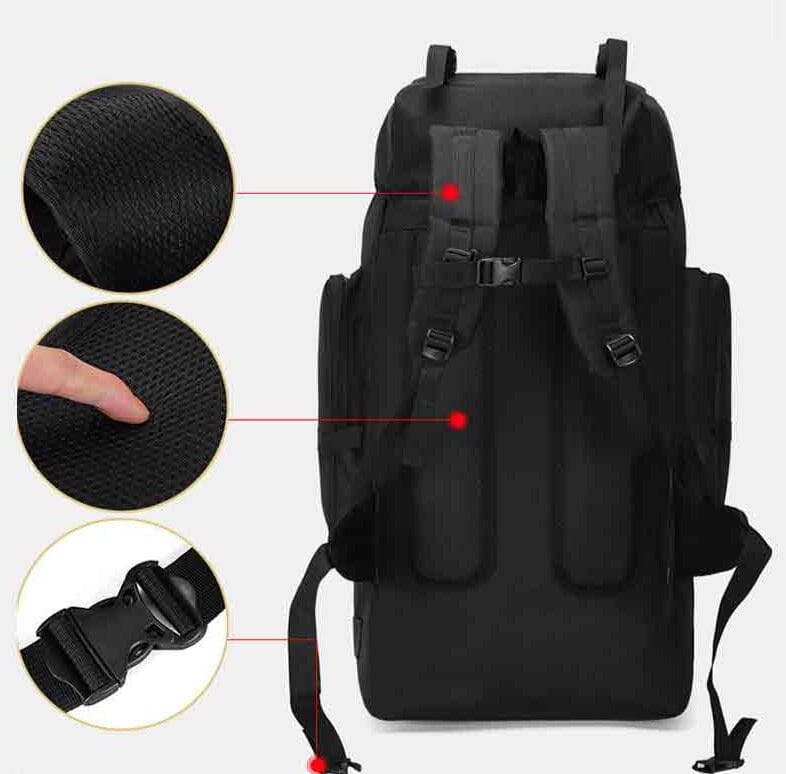 Sac à Dos de Voyage Extérieur pour Homme Camel – vue 3 – Yokabag