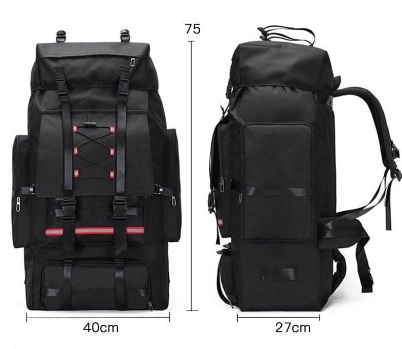 Sac à Dos de Voyage Extérieur pour Homme Bleu Marine – vue 4 – Yokabag