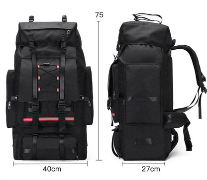 Sac à Dos de Voyage Extérieur pour Homme Bleu Marine – vue 4 – Yokabag