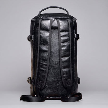 Sac à Dos de Voyage Vintage Noir - Road Trip Collection – vue 4 – Yokabag