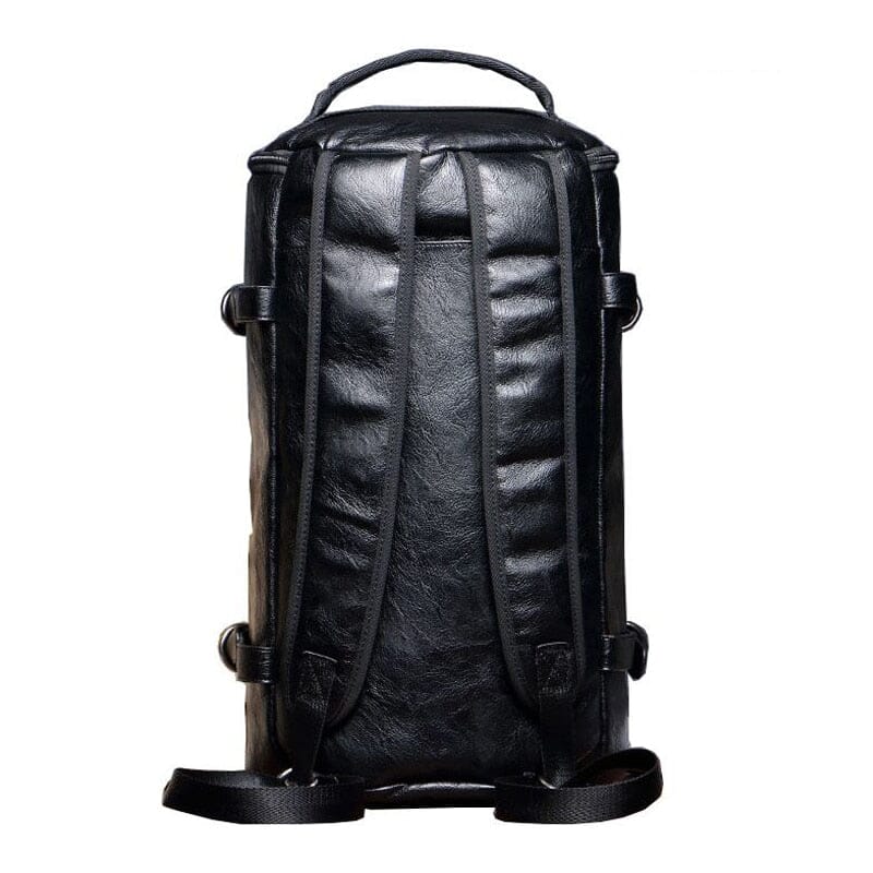 Sac à Dos de Voyage Vintage Noir - Road Trip Collection – vue 4 – Yokabag