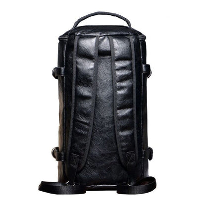 Sac à Dos de Voyage Vintage Noir - Road Trip Collection – vue 4 – Yokabag