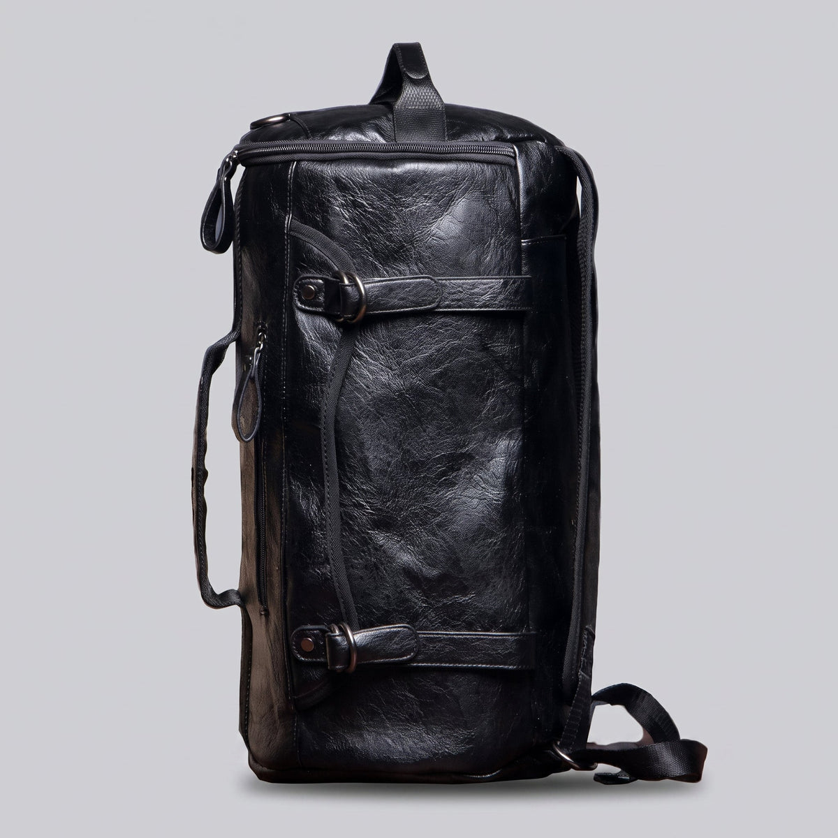 Sac à Dos de Voyage Vintage Noir - Road Trip Collection – vue 5 – Yokabag