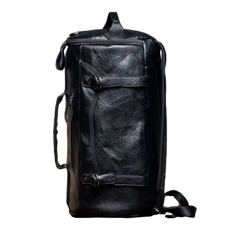 Sac à Dos de Voyage Vintage Noir - Road Trip Collection – vue 5 – Yokabag