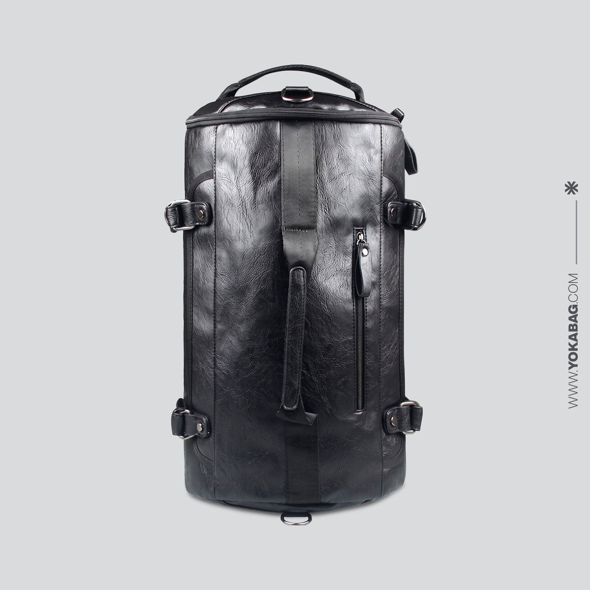 Sac à Dos de Voyage Vintage Noir - Road Trip Collection