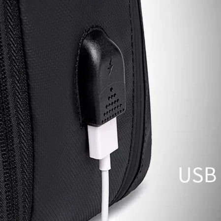 Sac à Dos Extensible Cabine Avion (USB) Voyage – vue 8 – Yokabag