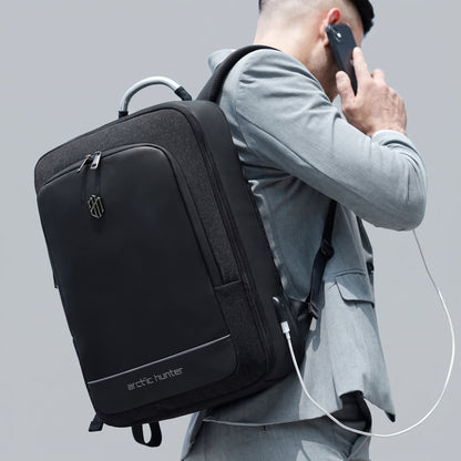 Sac à Dos Extensible Cabine Avion (USB) Voyage Anthracite – vue 2 – Yokabag