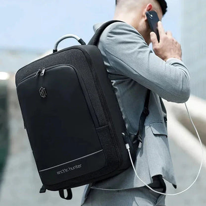 Sac à Dos Extensible Cabine Avion (USB) Voyage Anthracite – vue 2 – Yokabag