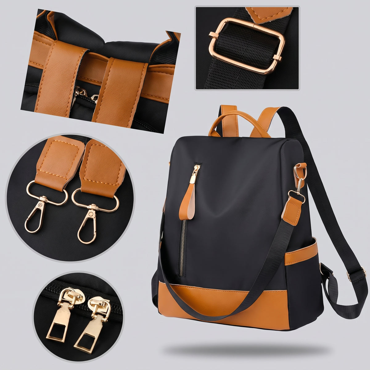 Sac à Dos Femme avec Fermeture arrière voyages – vue 6 – Yokabag