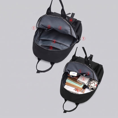 Sac à Dos Femme - Style Voyages Rose – vue 3 – Yokabag