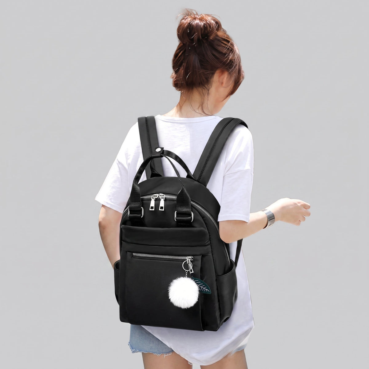 Sac à Dos Femme - Style Voyages Bleu – vue 2 – Yokabag