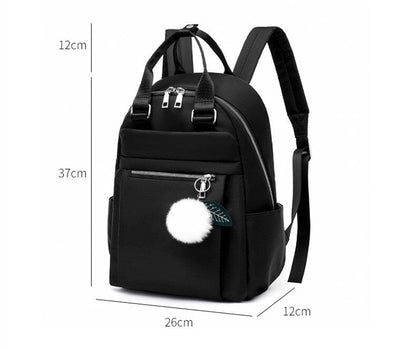 Sac à Dos Femme - Style Voyages Rouge – vue 4 – Yokabag