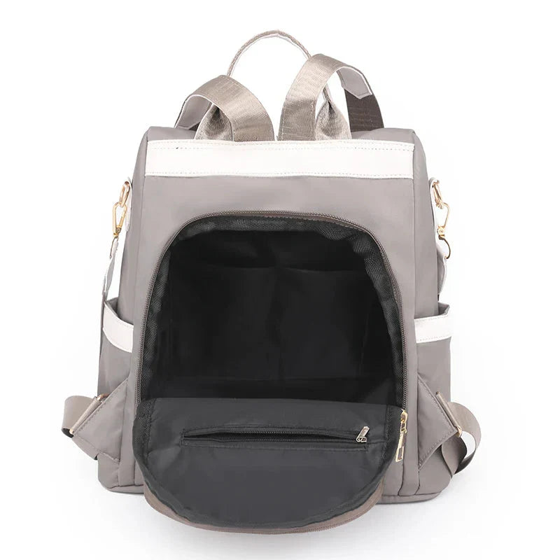 Sac à Dos Femme Fermeture arrière Anthracite – vue 2 – Yokabag