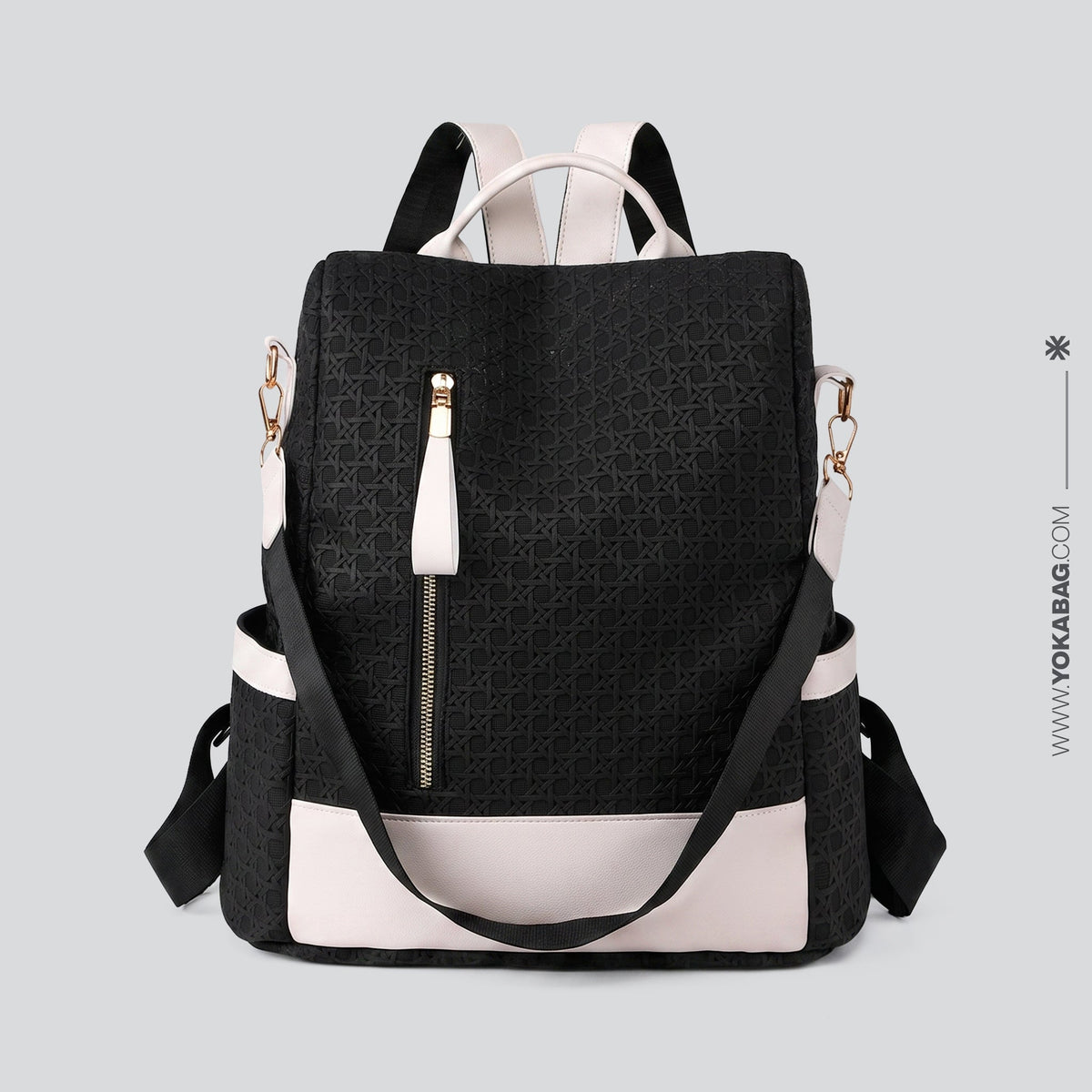 Sac à Dos Voyage pour Femme avec Fermeture Dorsale – vue 11 – Yokabag