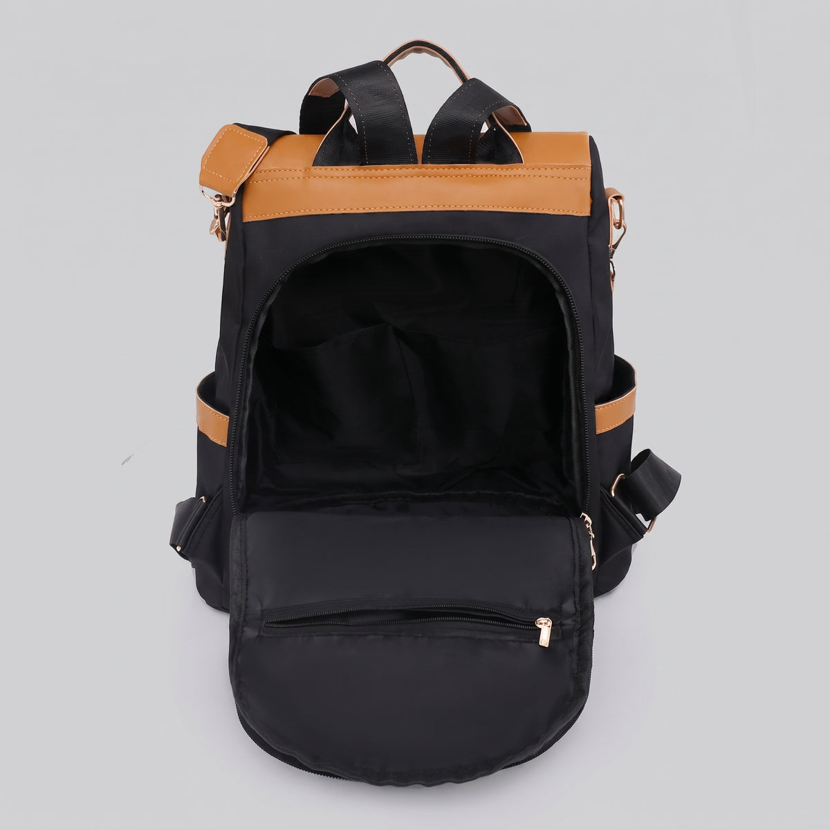 Sac à Dos Femme Safe Travel Marron – vue 3 – Yokabag