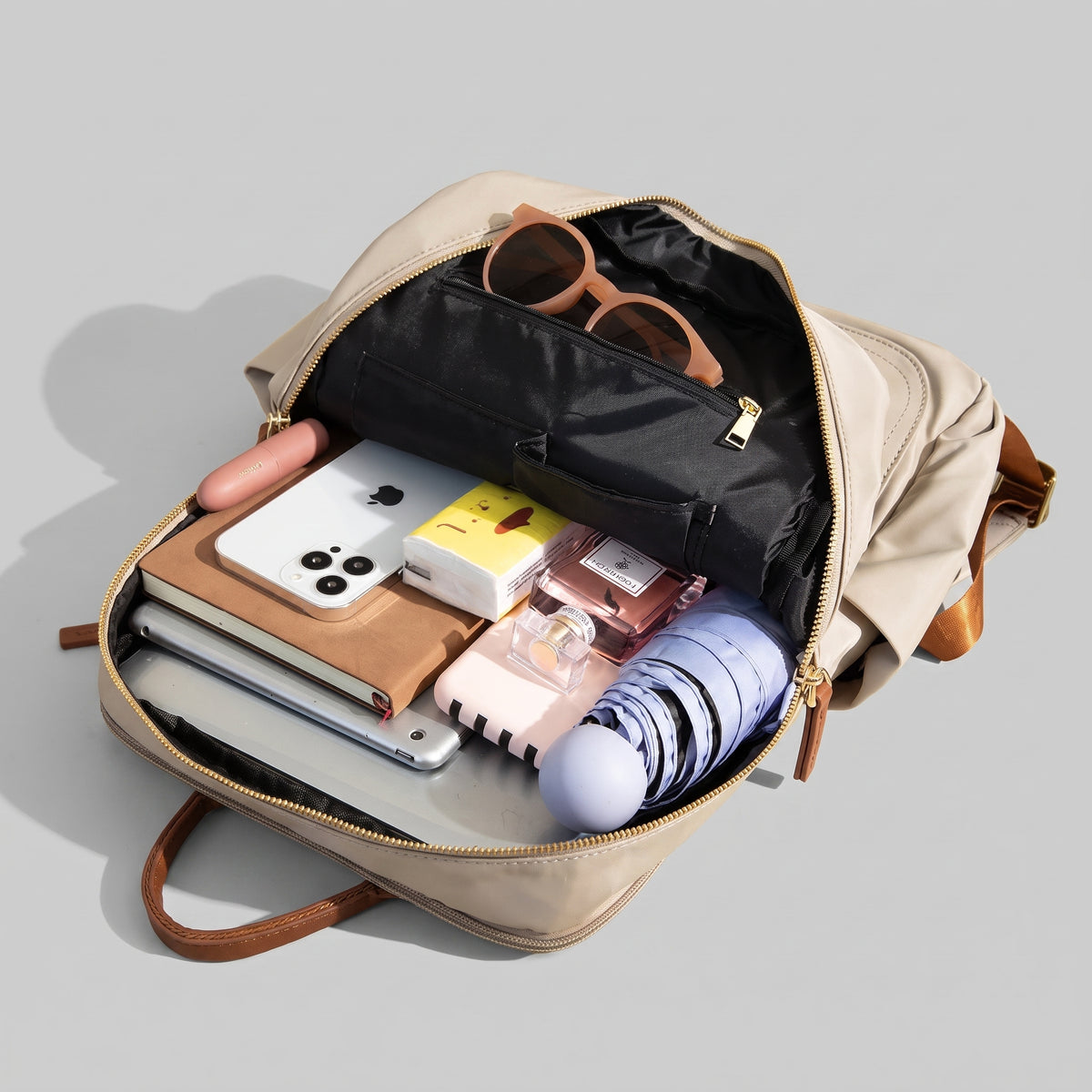 Sac à Dos Femme pour Ordinateur 15 Pouces Anthracite – vue 3 – Yokabag