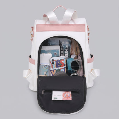 Sac à Dos Femme Offrant une Ouverture Dorsale Bleu – vue 2 – Yokabag