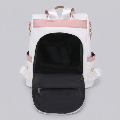 Sac à Dos Femme Offrant une Ouverture Dorsale Violet – vue 3 – Yokabag