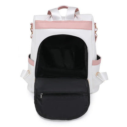 Sac à Dos Femme Offrant une Ouverture Dorsale Violet – vue 3 – Yokabag