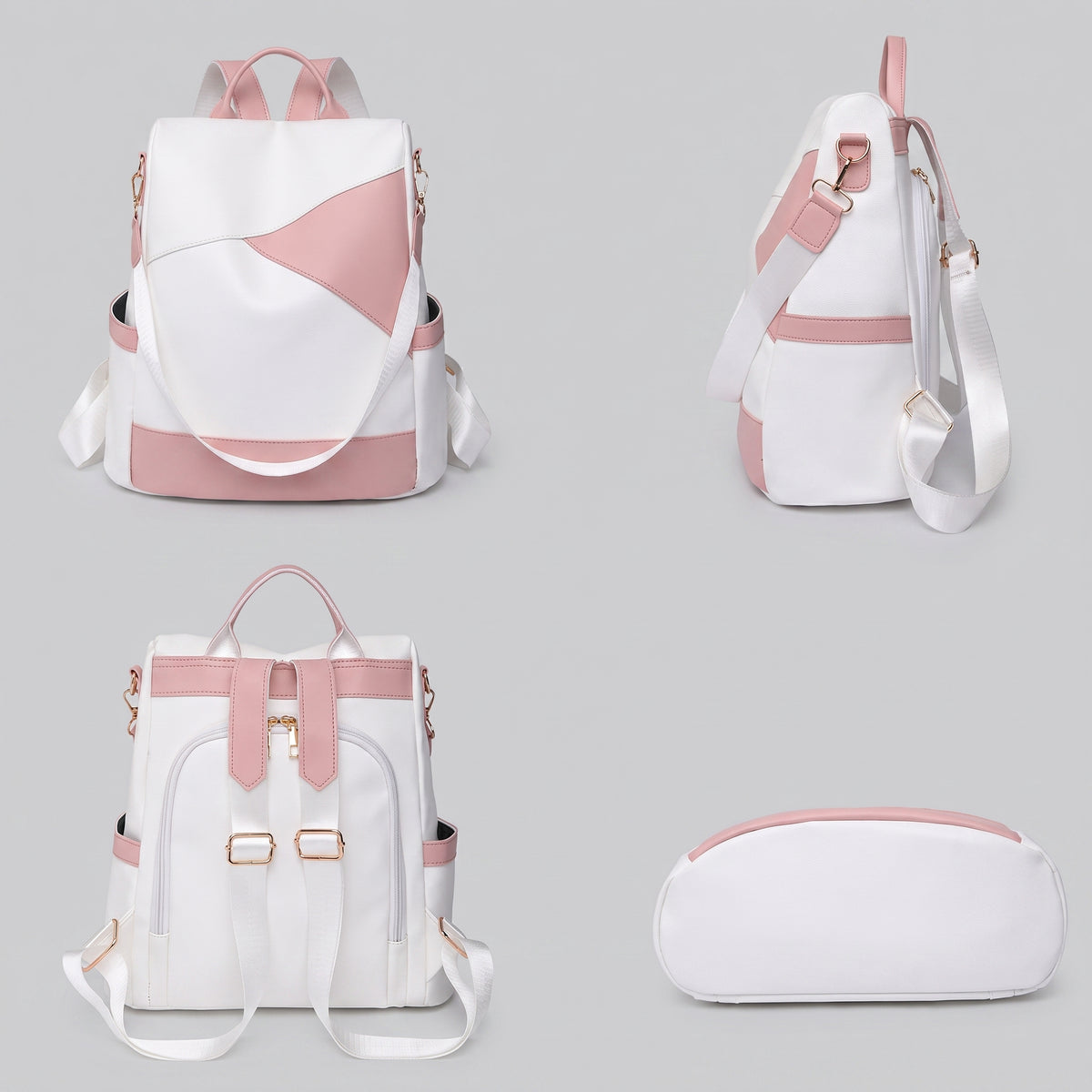 Sac à Dos Femme Offrant une Ouverture Dorsale Noir – vue 4 – Yokabag