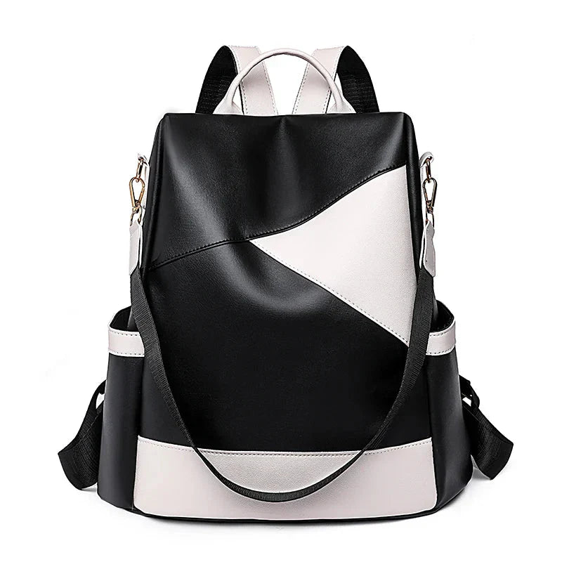 Sac à Dos Femme Offrant une Ouverture Dorsale Rouge – vue 5 – Yokabag