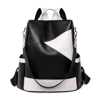 Sac à Dos Femme Offrant une Ouverture Dorsale Rouge – vue 5 – Yokabag