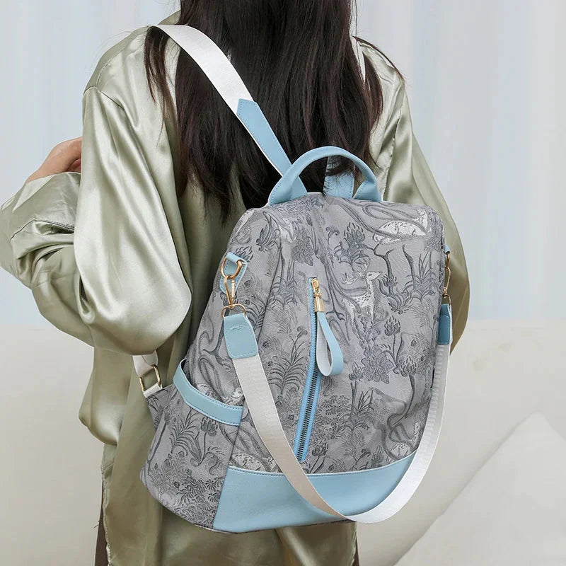 Sac à Dos Femme - Ouverture Zippée au Dos Marron – vue 2 – Yokabag