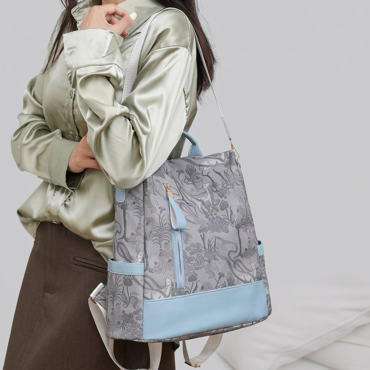 Sac à Dos Femme - Ouverture Zippée au Dos Noir – vue 3 – Yokabag