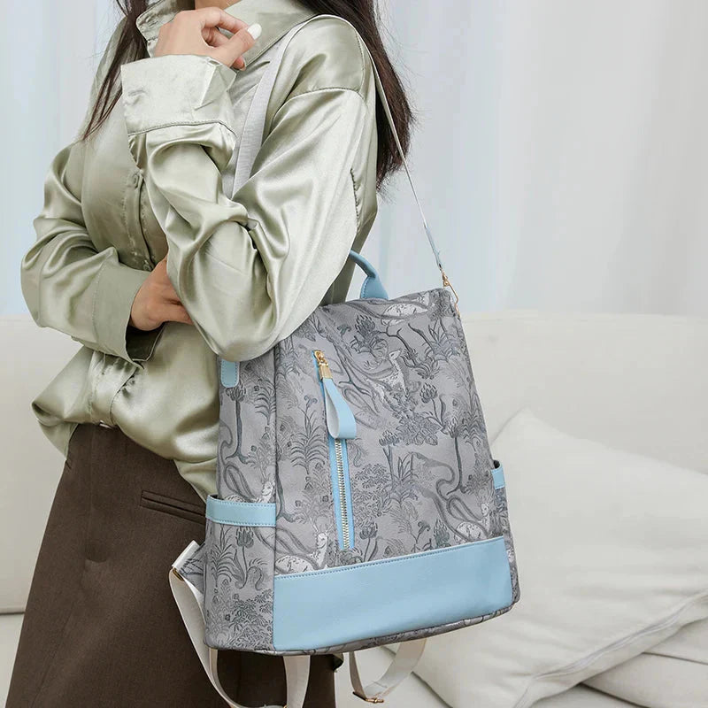 Sac à Dos Femme - Ouverture Zippée au Dos Noir – vue 3 – Yokabag