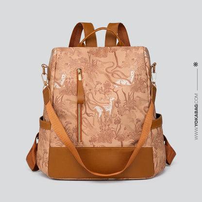 Sac à Dos Femme - Ouverture Zippée au Dos Rose – vue 4 – Yokabag