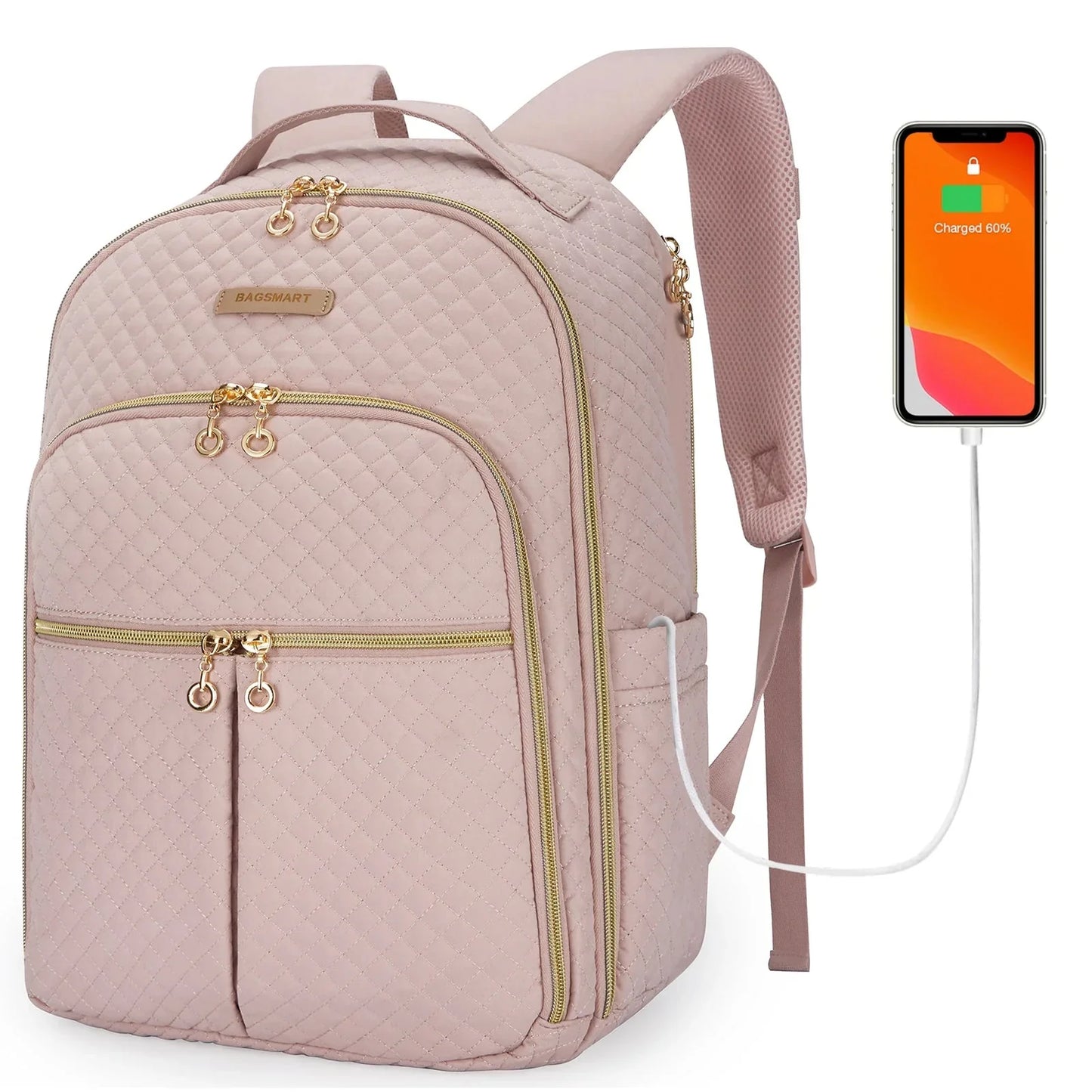 Sac à Dos Femme Voyage Travail Ordinateur 15.6 Pouces – vue 5 – Yokabag