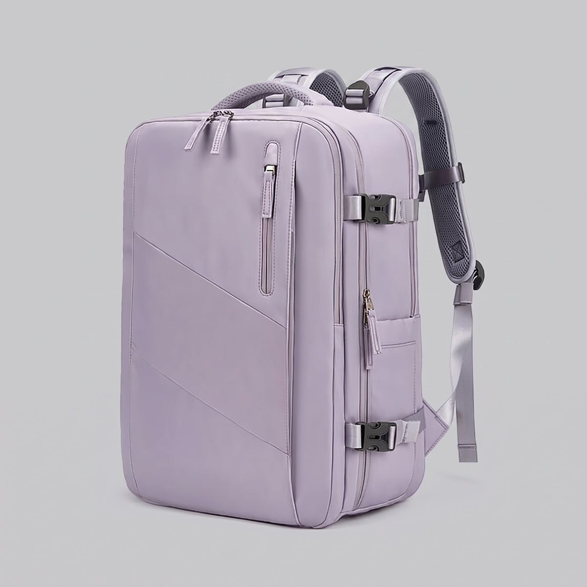 Sac à Dos Femme pour Voyager en Avion en Cabine Kaki – vue 5 – Yokabag
