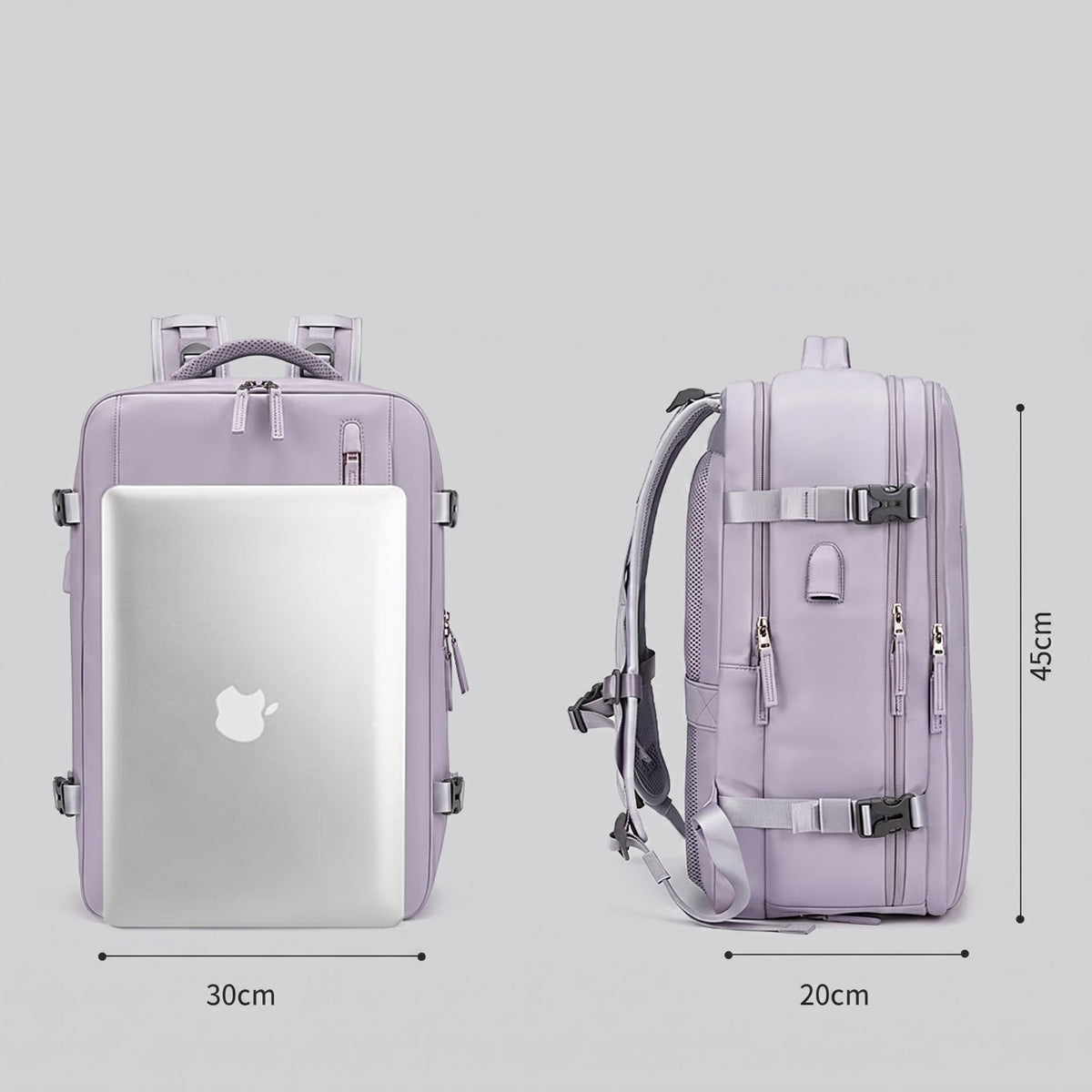 Sac à Dos Femme pour Voyager en Avion en Cabine – vue 6 – Yokabag