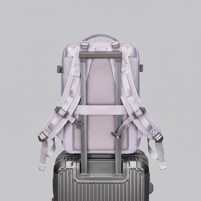 Sac à Dos Femme pour Voyager en Avion en Cabine Vert – vue 2 – Yokabag