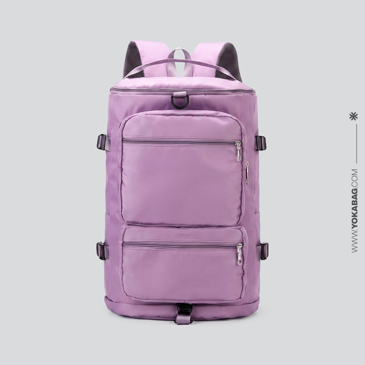 Sac à Dos Femme de Voyage pour Avion en Cabine - Style Sport Rose – vue 2 – Yokabag