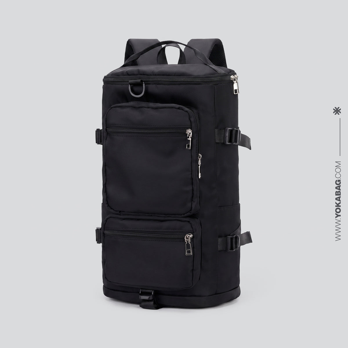 Sac à Dos Femme de Voyage pour Avion en Cabine - Style Sport Bleu Ciel – vue 5 – Yokabag