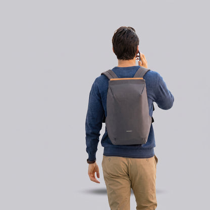 Sac à Dos Voyage Fermeture Secrète Sécurisé Gris – vue 2 – Yokabag