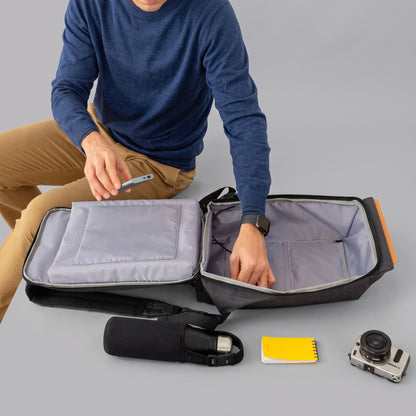 Sac à Dos Voyage Fermeture Secrète Sécurisé Bleu Ciel – vue 3 – Yokabag