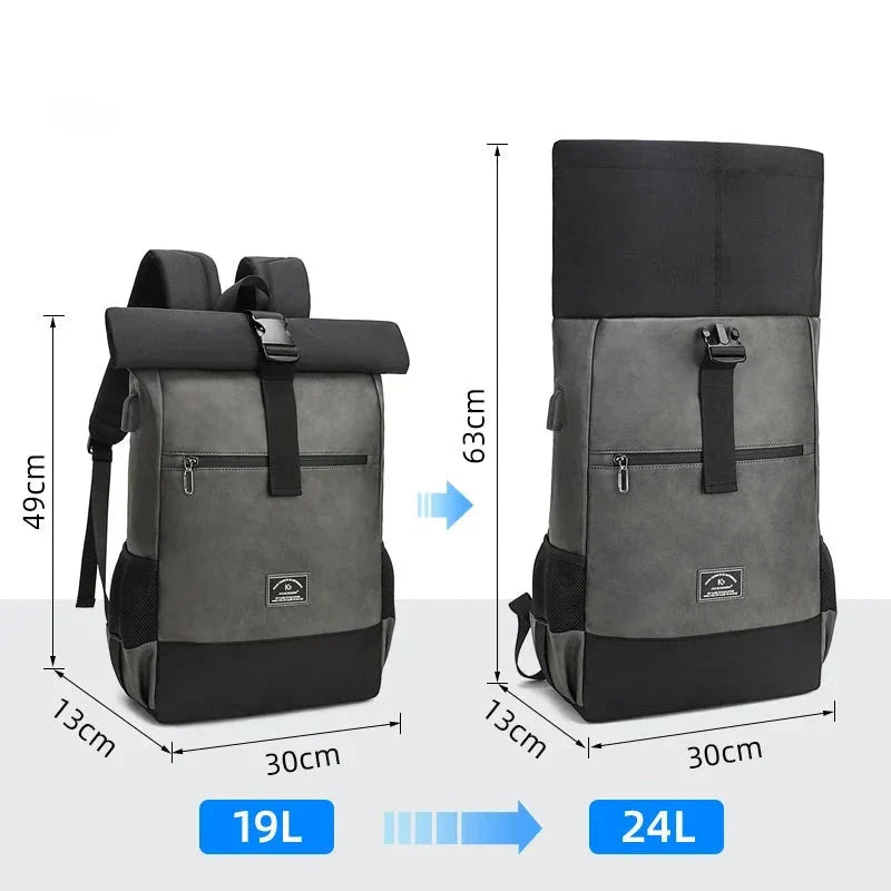 Sac à Dos Roll Top Explorer – vue 4 – Yokabag