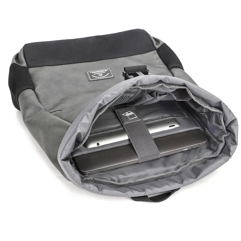 Sac à Dos Roll Top Explorer Bleu Marine – vue 3 – Yokabag