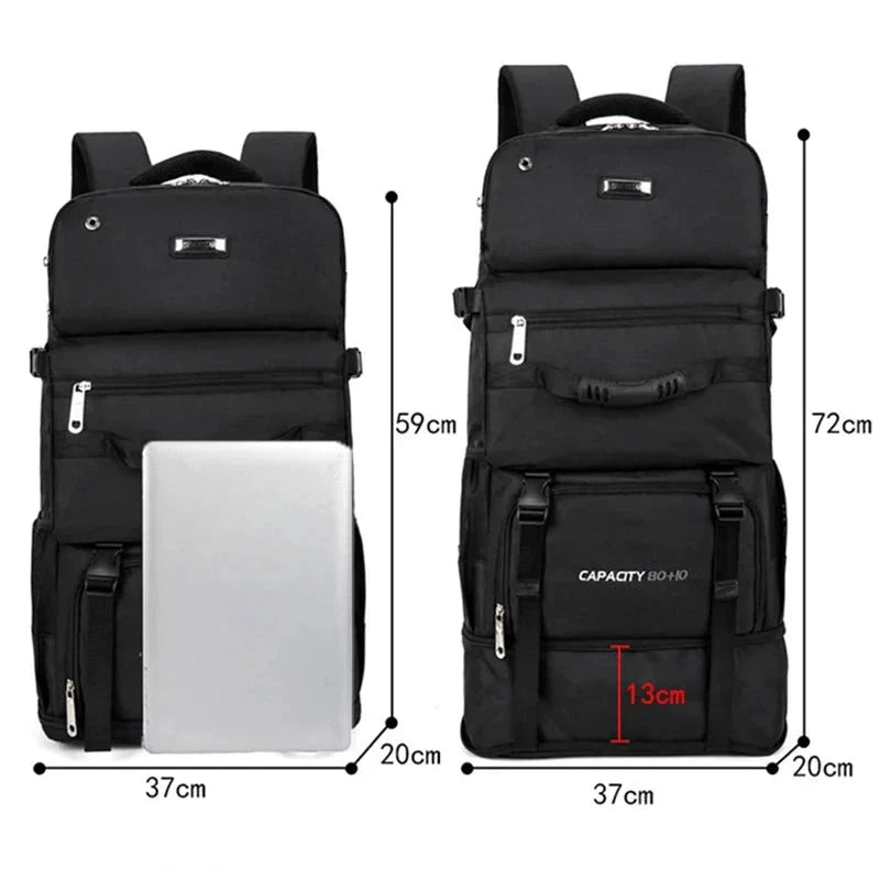 Sac à Dos Grande Capacité Explorez (80L+10L) – vue 5 – Yokabag