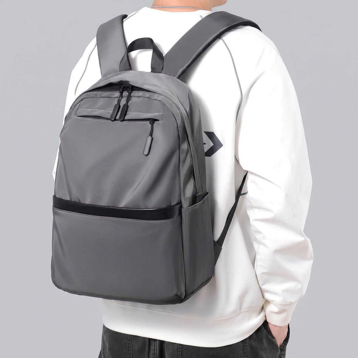 Sac à Dos Homme - Urbain & Voyage Gris – vue 2 – Yokabag