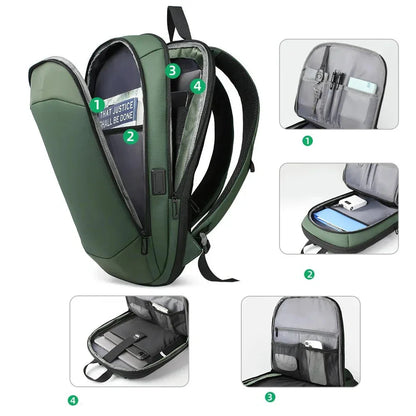 Sac à Dos Homme Travail - Voyage Smart Noir – vue 3 – Yokabag