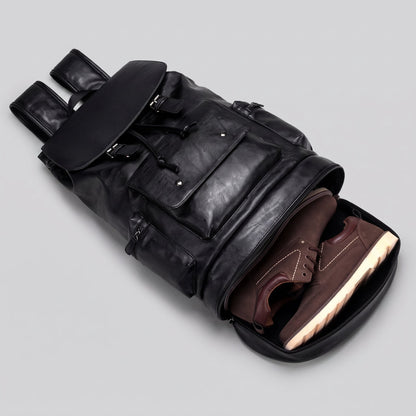 Sac à Dos Vintage Homme - Compartiment Chaussures & USB – vue 4 – Yokabag
