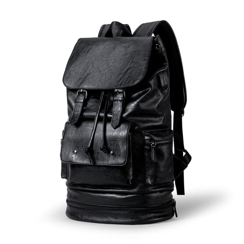 Sac à Dos Vintage Homme - Compartiment Chaussures & USB – vue 5 – Yokabag
