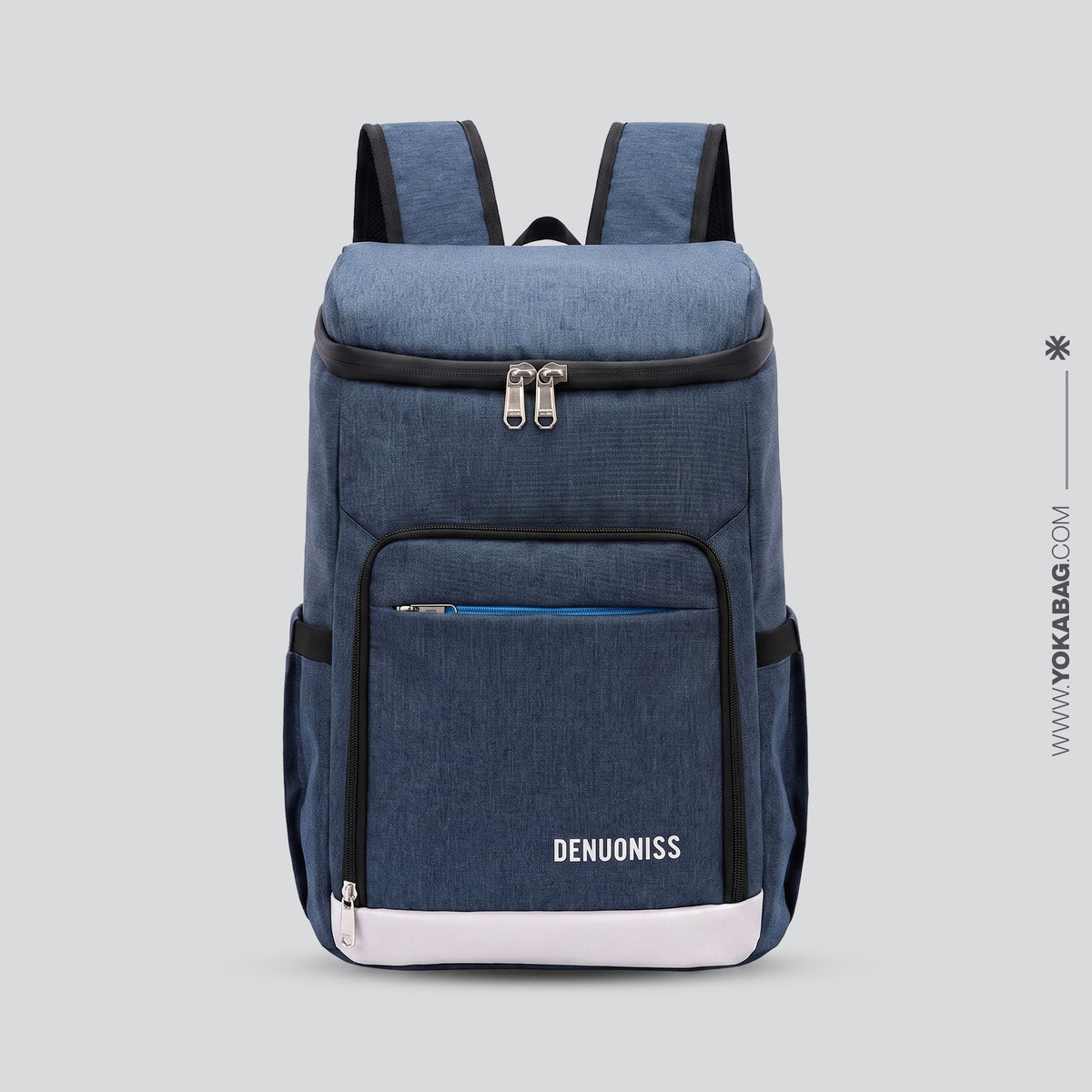 Sac à Dos Isotherme pour Repas en Voyage Bleu – vue 4 – Yokabag