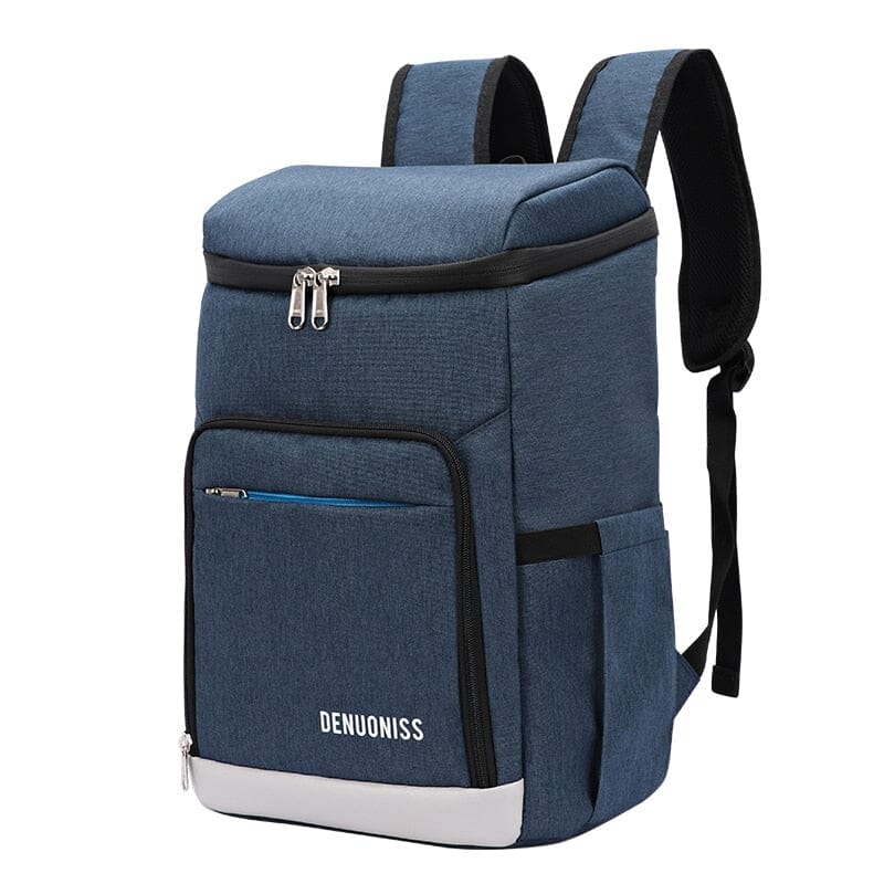 Sac à Dos Isotherme pour Repas en Voyage Bleu – vue 4 – Yokabag