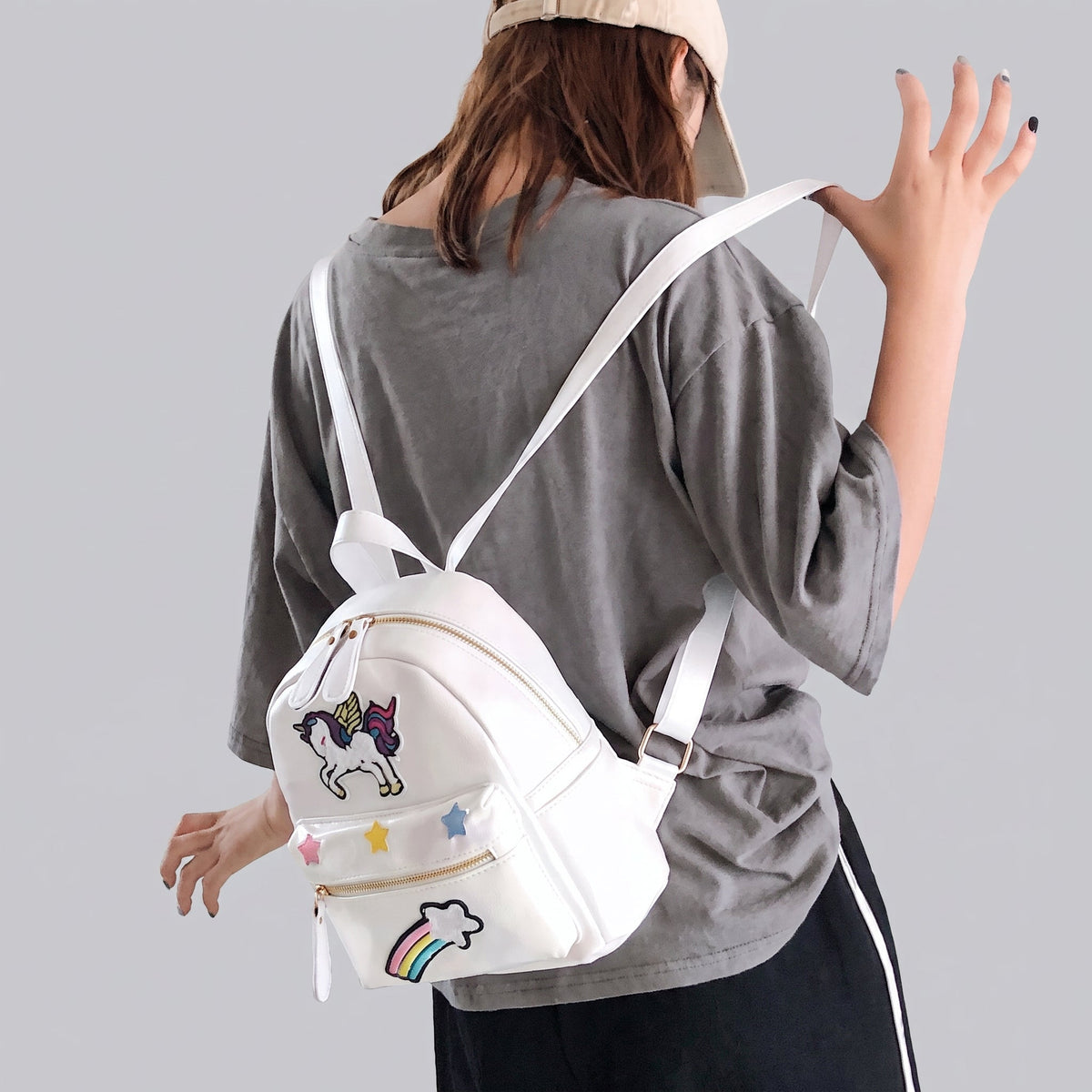 Sac à Dos Licorne pour Ado - Éclat des Voyages – vue 3 – Yokabag